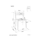 Vico fúvószék, világos szürke, világos szürke