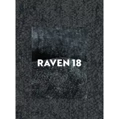 Borgo Raven szék, matt fekete, sötét szürke