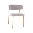 Elton D Brego szék, tölgy, szürke