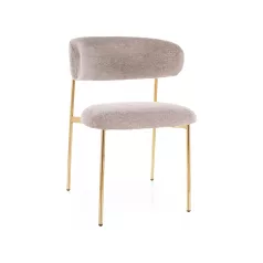 Elton Raven szék, aranysárga, sötét bézs