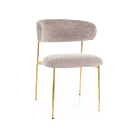 Elton Raven szék, aranysárga, sötét bézs