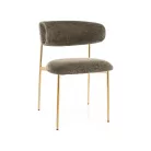Elton Raven szék, aranysárga, olíva