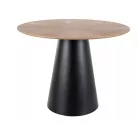 Angel 100 asztal, matt fekete, tölgy