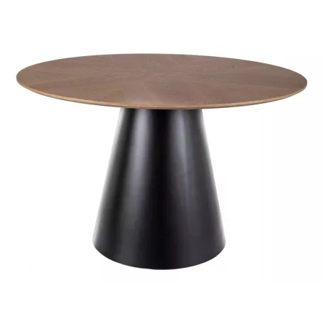 Angel 120 asztal, matt fekete, tölgy