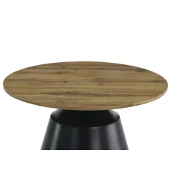 Itaka dohányzóasztal szett, matt fekete, kézműves tölgy