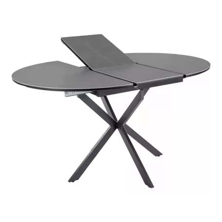 Gaston Ceramic 100 asztal, matt fekete, matt szürke