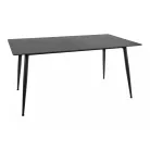 Rion 160 asztal, 160X90, matt fekete, matt fekete