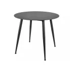 Rion asztal 90 mm, matt fekete, matt fekete