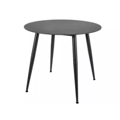 Rion asztal 90 mm, matt fekete, matt fekete