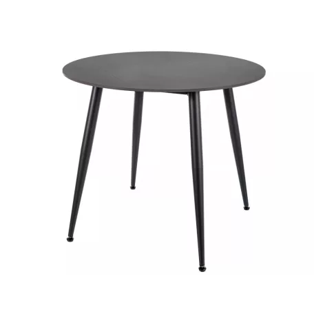 Rion asztal 90 mm, matt fekete, matt fekete