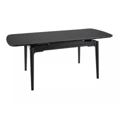 Sento asztal, 120X80, matt fekete, matt fekete