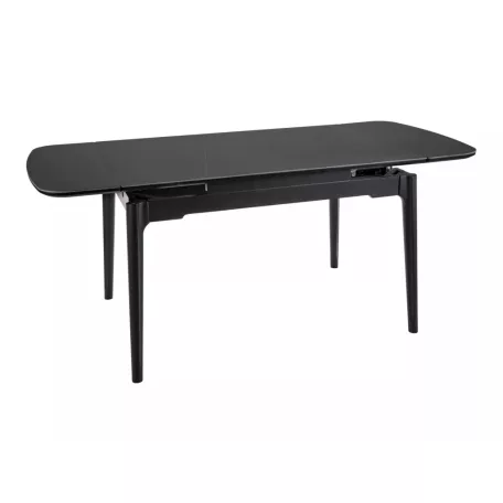 Sento asztal, 120X80, matt fekete, matt fekete