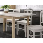 Adam 140 asztal, 100X60, Cremona Torro tölgy, kasmír