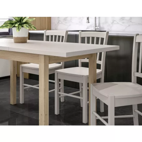 Adam 125 asztal, 90X65, Cremona Torro tölgy, kasmír