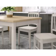 Adam 80 asztal, 80X80, kasmír, Cremona Torro tölgy