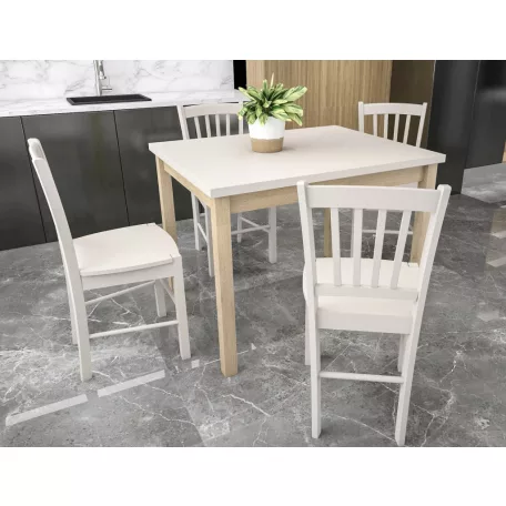 Adam 80 asztal, 80X80, Cremona Torro tölgy, kasmír