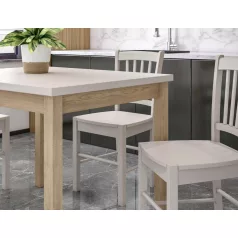 Adam 90 asztal, 90X65, Cremona Torro tölgy, kasmír