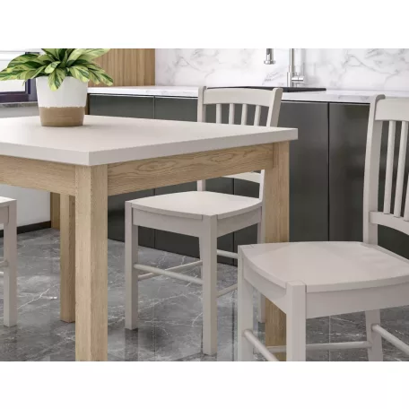 Adam 90 asztal, 90X65, Cremona Torro tölgy, kasmír