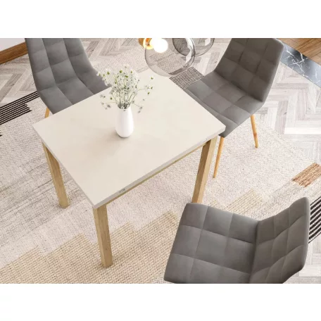 Flip 60 asztal, 80X60, Cremona Torro tölgy, kasmír