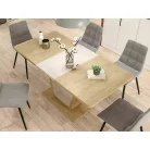 Nigel asztal, 120X80, Cremona Torro tölgy + kasmír, Cremona Torro tölgy + kasmír