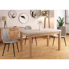 Presto asztal, 140X80, Cremona Torro tölgy, kasmír