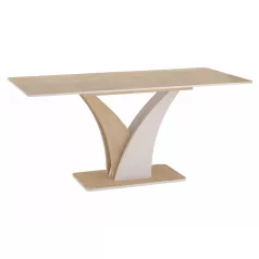   Vento asztal, 120X68, kasmír + cremona tölgyfa, Cremona Torro tölgy