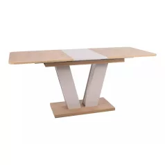   Platón asztal, 136X80, Cremona Torro tölgy + kasmír, Cremona Torro tölgy + kasmír