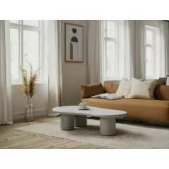   Selena dohányzóasztal , 130X80, világos szürke, világos szürke