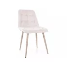 Chic Brego kasmír szék, kasmír, világos bézs