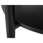 Ella A dohányzóasztal, fekete, fehér, márványhatású