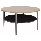 Ella A dohányzóasztal, fekete, tölgy