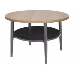 Ella B dohányzóasztal, fekete, tölgy