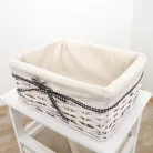 Komód, 2 fiókos, régi fehér RUBY2