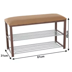 Lóca cipőpolccal, csoki/sötétbarna, LANGELLA