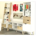 TV asztal/szekrény, tölgy sonoma / fehér, OSLO 75391