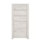 Komód typ 35, fehér craft, ANGEL