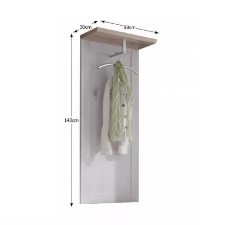 Fogas elem, fehér/san remo, PROVENSAL