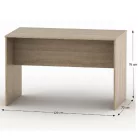 Tárgyalóasztal, tölgy sonoma, TEMPO ASISTENT NEW 021 ZA