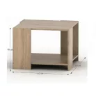 Dohányzóasztal, tölgy sonoma, TEMPO ASISTENT NEW 026