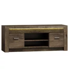 RTV asztal/szekrény, kőris sötét, INFINITY 09