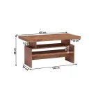 Dohányzóasztal, világos kőris, INFINITY I-13