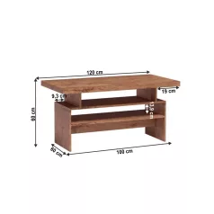 Dohányzóasztal, világos kőris, INFINITY I-13