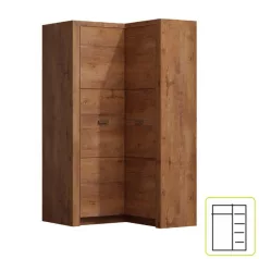 Sarokszekrény 14, világos kőris, INFINITY 14