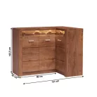 Sarokkomód, világos kőris, INFINITY I-15