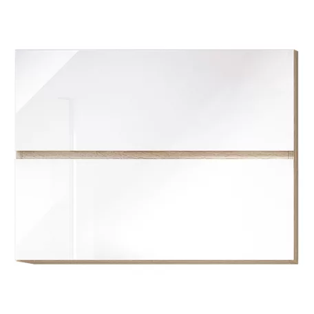 Felsőszekrény, fehér magas fényű HG, LINE G80