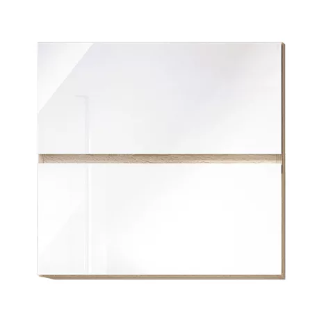 Felsőszekrény, fehér magas fényű HG, LINE G60