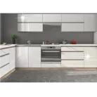 Tűzhely beépítő alsószekrény, fehér magas fényű HG, LINE