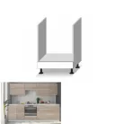 Tűzhely beépítő alsószekrény, tölgy sonoma, LINE