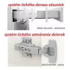 Kétajtós alsószekrény, tölgy sonoma, LINE