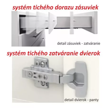 Kétajtós alsószekrény, tölgy sonoma, LINE